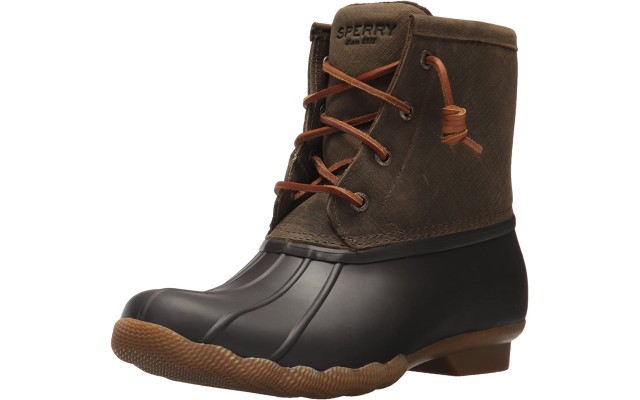  Women’s Saltwater Emboss Wool Boots Brown Size 6M
