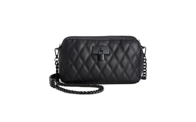  Alisa Double Zip Camera Bag, Black