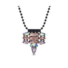 Steve Madden Geo-Drop Chain Necklace (24+2)