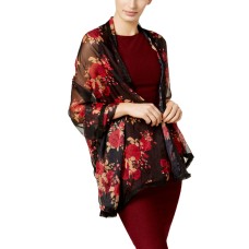 Steve Madden Holiday Romance Oversized Wrap, Red