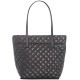  Kari Medium Quilted Tote Handbag, Black