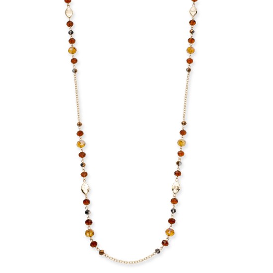 Style & Co Beaded Strand Necklace, 72″ + 3″ extender