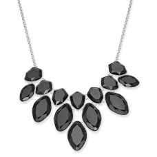 Style & Co. Multi-Stone Statement Necklace (Black)