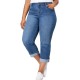 Style & Co Plus Size Curvy Cuffed Capri Jeans (Camino Wash, 16W)