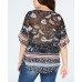 Style & Co Plus Size Printed Pintucked Blouse