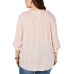 Style & Co Plus Size Printed Tie-Hem Blouse 2X – Pink