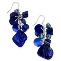 Style & Co Shaky Bead & Shell Drop Earrings