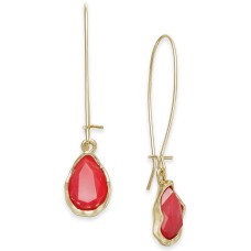 Style & Co. Stone Linear Drop Earrings (Pink)
