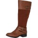 Style & Co. Womens Ashliie Strappy Mid Riding Boots Brown 8 M