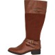 Style & Co. Womens Ashliie Strappy Mid Riding Boots Brown 8 M