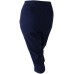 Style & Co. Womens Plus Comfort Waist Pull On Capri Pants, Navy, 16W