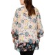 Style & Co. Womens Plus Floral Layering Kimono