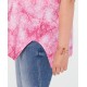 Style&Co. Women's PLUS Pink Crafted Diamond Printed Scoop Neck Tank Top, Pink, 0X