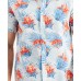  Men’s Diffused Tropical Shirts (Bright White, L)
