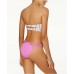  Women's Abigail Bra-Sized Underwire Bandeau Top Swimsuit, White, 36D
