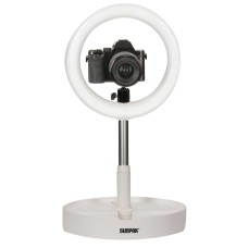 Sunpak Compact Folding Vlogging Kit with Boya Cardioid Microphone