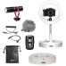  Compact Folding Vlogging Kit with Boya Cardioid Microphone