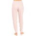 TAHARI Women’s Relaxed Fit Pajama Jogger with Drawstring Jogger  (Light Pink, X-Large)