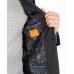  Mens Blazer Navy Velvet Dinner Jacket, Snakeskin Blue, XL