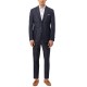  Men’s Slim-Fit Navy Paisley Suit Separate Jacket (Navy, 40 Short)