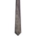 Men’s Slim Taupe Textured Tubular Tie (Dark Taupe)