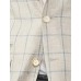  Men’s Slim-Fit Beige/Blue Plaid Sport Coat (Beige, 44 R)