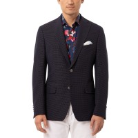 Tallia Orange Men’s Slim-Fit  Dot Sport Jacket (Blue), Blue, 44 T