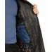  Orange Men’s Slim-Fit Leopard Print Raincoat (Gray, L)