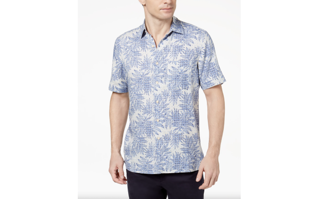  Island Men’s Tropical Print Shirt