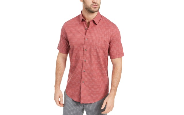  Men’s Cajaso Plaid Shirts (Red, M)