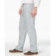  Men’s Drawstring Linen Pants (Gray, S)