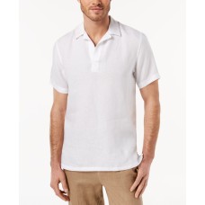 Tasso Elba Men’s Island Popover Camp Collar Linen Shirt