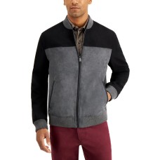 Tasso Elba Men's Mixed-Media Jacket