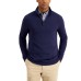  Men’s Quarter-Zip Sweatshirt (Blue, Small)