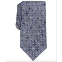 Tasso Elba Men's Soana Medallion Silk Necktie, Navy