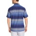  Men’s Tanini Striped Shirts (Blue Combo, M)