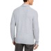  Men’s Textured Sweater (Gray, S)