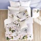 Ted Baker Opal Cotton 3 Piece Comforter Set with Shams (Grey, Full/Queen)