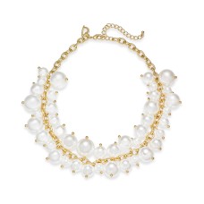 Thalia Sodi Gold-Tone Shaky Imitation Pearl Collar Necklace