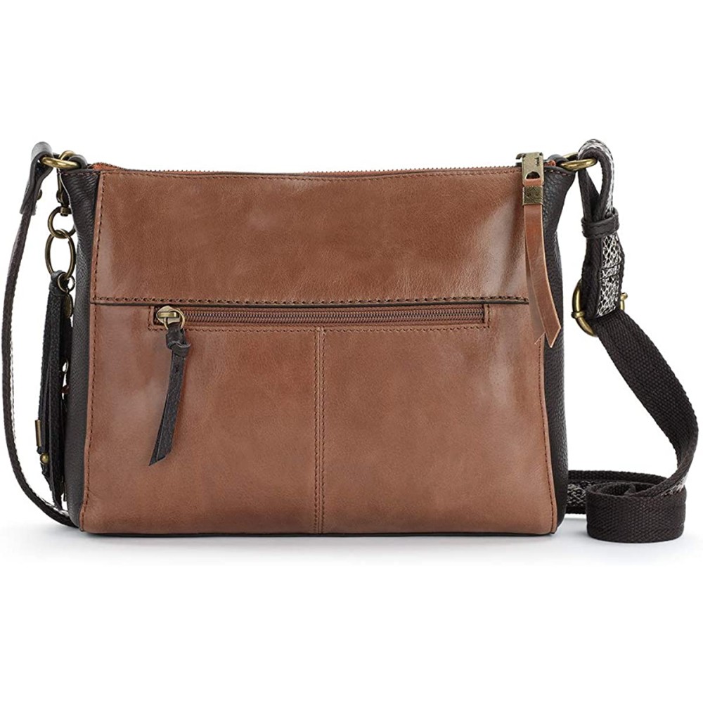 The Sak Alameda Leather Crossbody, Tobacco Snake Multi