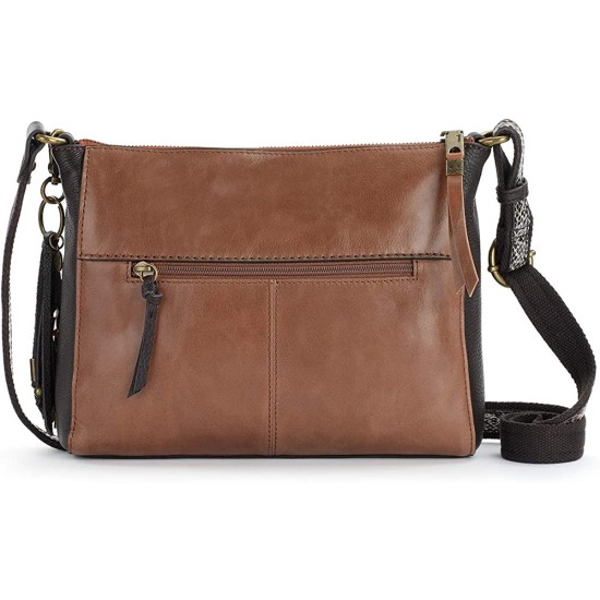  Alameda Leather Crossbody, Tobacco Snake Multi