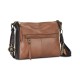  Alameda Leather Crossbody, Tobacco Snake Multi