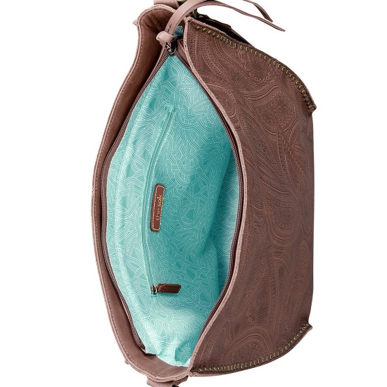  Silverlake Leather Hobo Handbag, Brown