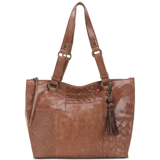  Silverlake Leather Shopper Tote Bag, Brown
