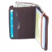  Men's Minimalist Wallet Slim Bifold With Multi Credit Card Pockets Large Capacity, Dark Brown-Brown