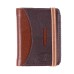  Men's Minimalist Wallet Slim Bifold With Multi Credit Card Pockets Large Capacity, Dark Brown-Brown