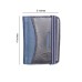  Men's Minimalist Wallet Slim Bifold With Multi Credit Card Pockets Large Capacity, Black/Navy