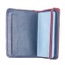  Men's Minimalist Wallet Slim Bifold With Multi Credit Card Pockets Large Capacity, Navy-Bordeaux