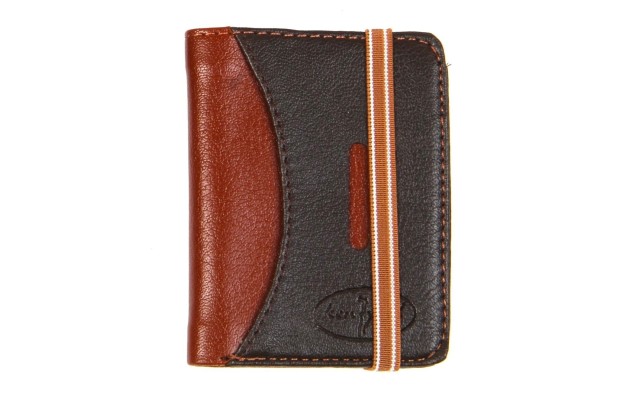  Men's Minimalist Wallet Slim Bifold With Multi Credit Card Pockets Large Capacity, Dark Brown-Brown