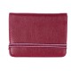  Men's Minimalist Wallet Slim Bifold With Multi Credit Card Pockets Large Capacity, Navy-Bordeaux